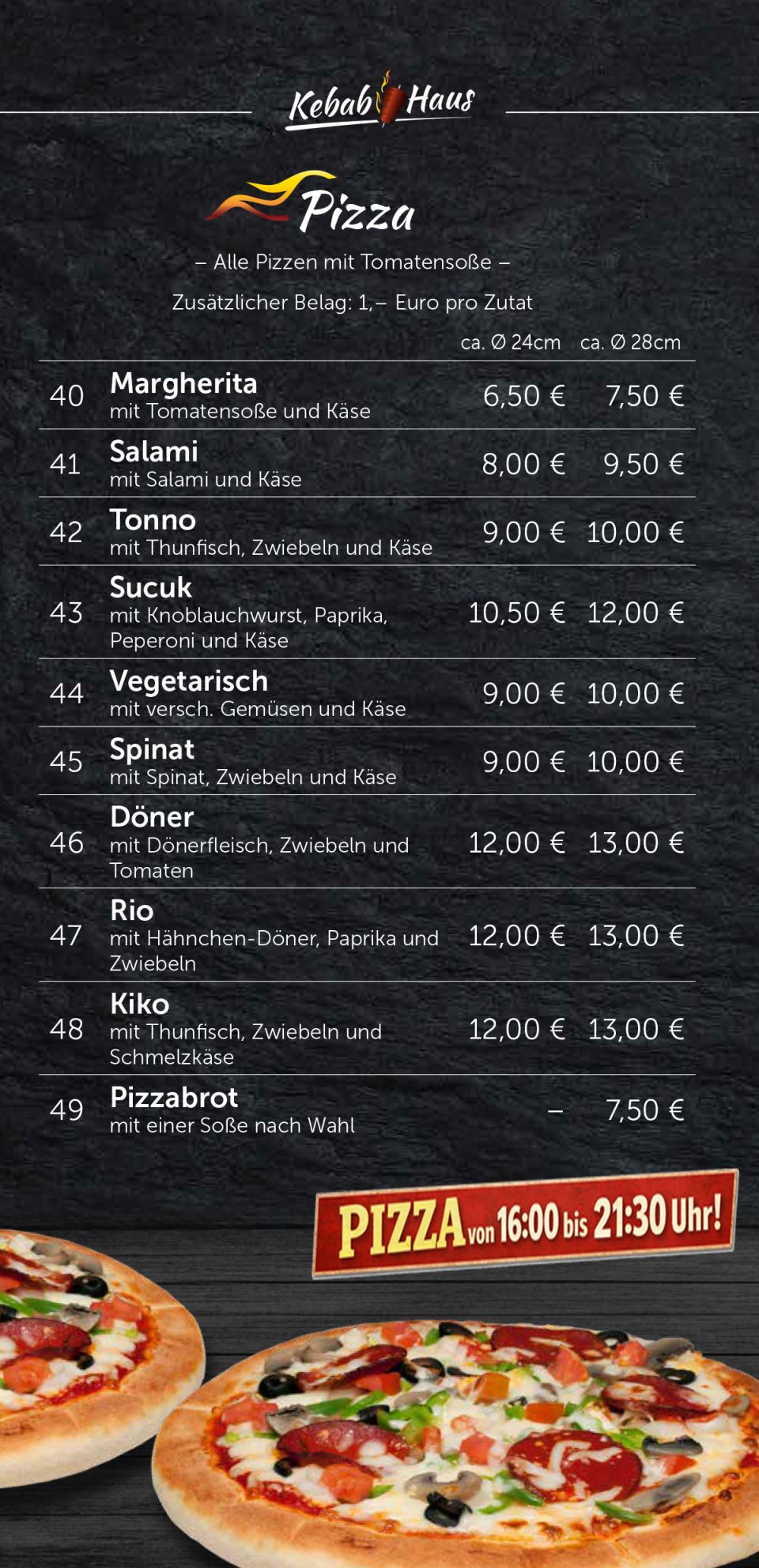 Speisekarte – Seite 4