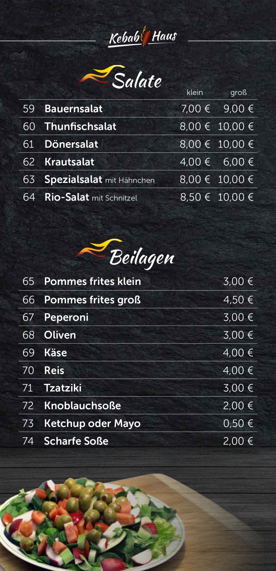 Speisekarte – Seite 6